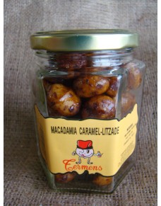 Macadàmia Caramel-litzada pot  140 gr.