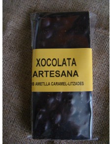 Dunkle Schokolade Mit Karamellisierten Mandeln Tafel 200gr.