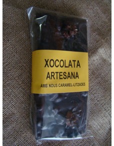 Chocolate Negro nueces caramelizadas tb. 200 gr.