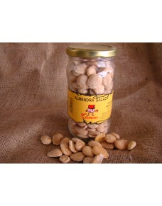 Peeled Salted Marcona Almonds S/16 mm. jar 180 gr.